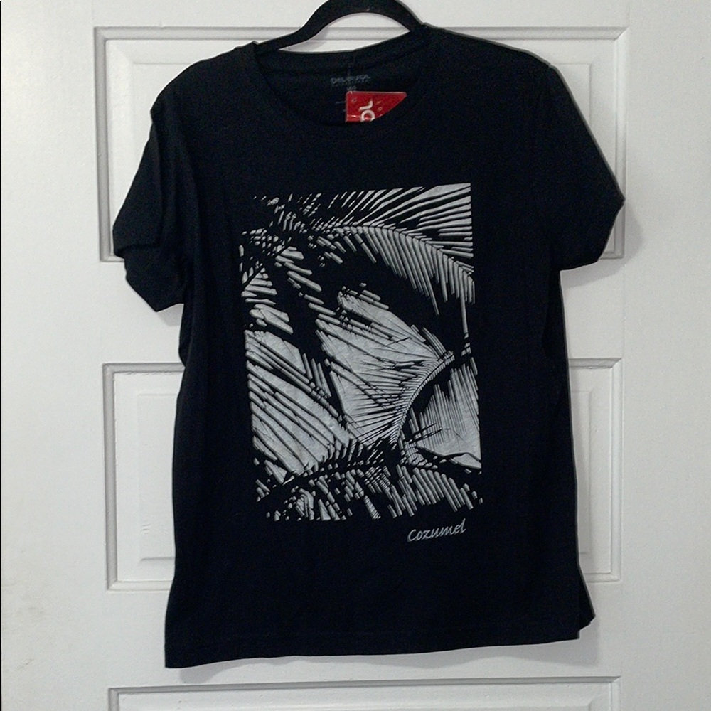 Unisex Del Sol Color Changing Black Graphic T-Shirt